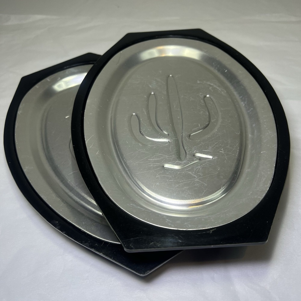 Set of‎ 2 Nordic Ware Sizzler Server Steak Plates Serv A Sizzle HotCold Food